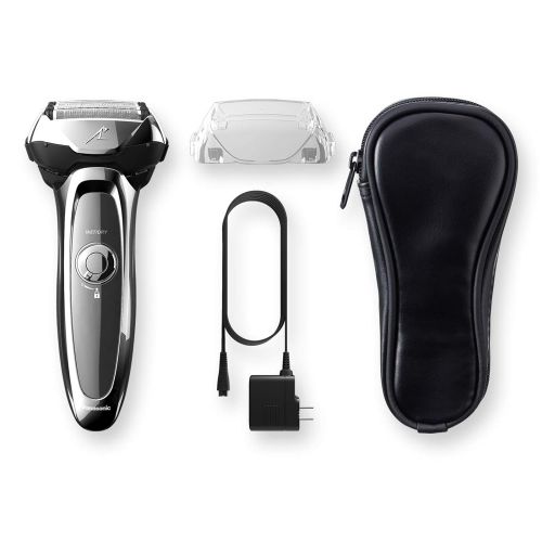 파나소닉 Panasonic Arc5 Electric Razor, Mens 5-Blade Cordless with Shave Sensor Technology and WetDry Convenience, ES-LV65-S