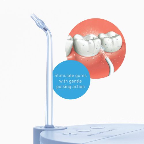 파나소닉 Panasonic Dental Water Flosser and Oral Irrigator EW1611W, Ultrasonic Waterjet Technology for Dental Care and Oral Health, 10 Power Settings and 20-Ounce Water Reservoir