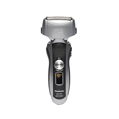 파나소닉 Panasonic ES-LT41-K Arc3 Wet Dry Electric Razor, Mens 3-Blade Cordless with Flexible Pivoting Head, WetDry