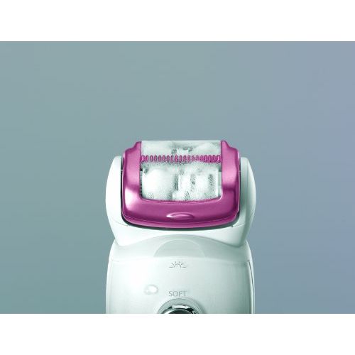 파나소닉 Panasonic ES-ED90-P WetDry Epilator and Shaver, with Six Attachments including Pedicure Buffer for Foot Care