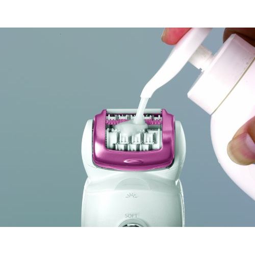 파나소닉 Panasonic ES-ED90-P WetDry Epilator and Shaver, with Six Attachments including Pedicure Buffer for Foot Care