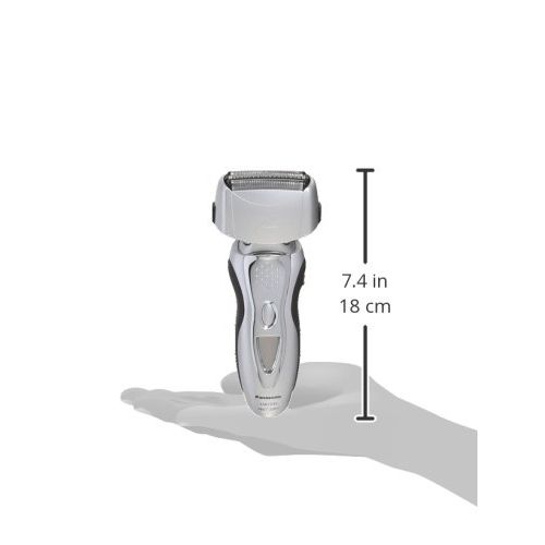 파나소닉 Panasonic Electric Shaver and Trimmer for Men ES8103S Arc3, WetDry with 3 Nanotech Blades and Flexible Pivoting Head