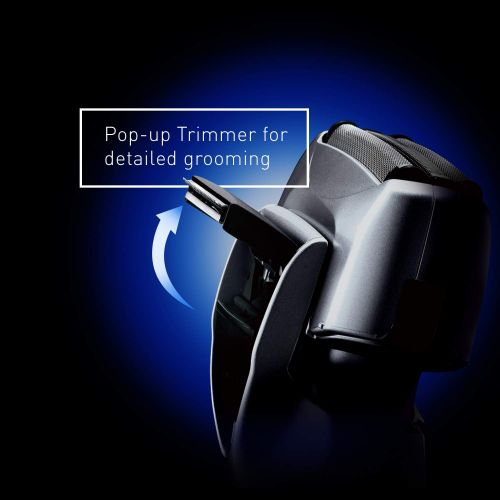 파나소닉 Panasonic Electric Shaver and Trimmer for Men ES8103S Arc3, WetDry with 3 Nanotech Blades and Flexible Pivoting Head
