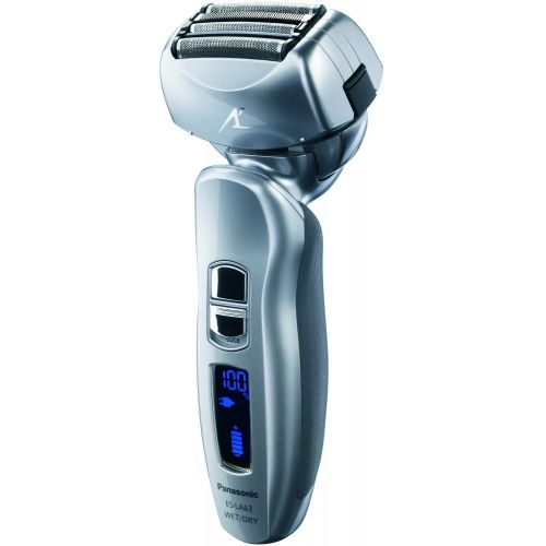 파나소닉 Panasonic ES-LA63-S Arc4 Mens Electric Razor, 4-Blade Cordless with WetDry Shaver Convenience