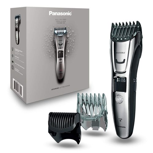 파나소닉 Panasonic ER-GB80-S Body and Beard Trimmer, Hair Clipper, Mens, CordlessCorded Operation with 3 Comb Attachments and 39 Adjustable Trim Settings, Washable