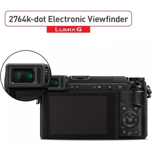 파나소닉 Panasonic PANASONIC LUMIX GX85 Body 4K Mirrorless Camera, 16 Megapixles, 3 Inch Tilting Touch LCD, DMC-GX85KBODY (USA BLACK)