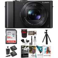 Panasonic LUMIX DMC-LX10K Camera 128GB Extreme PRO Weatherproof Hard Case Bundle