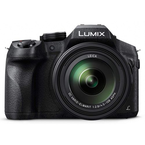 파나소닉 Panasonic PANASONIC LUMIX FZ300, 12.1 Megapixel, 12.3-inch Sensor, 4K Video, WiFi, Splash & Dustproof Body, Leica DC 24X F2.8 Zoom Lens (USA Black)