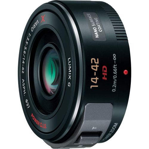 파나소닉 Panasonic LUMIX G X VARIO PZ 14-42mmF3.5-5.6 ASPH.POWER O.I.S. | H-HS12042 Silver - International Version (No Warranty)