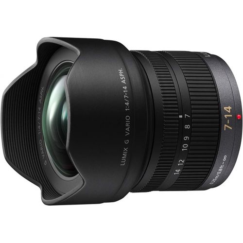 파나소닉 Panasonic H-F007014E LUMIX G VARIO 7-14mm F4.0 ASPH. Lens - International Version (No Warranty)