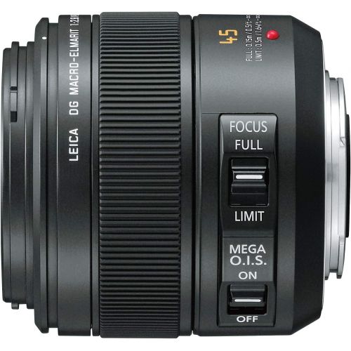 파나소닉 Panasonic H-ES045 LEICA DG MACRO-ELMARIT 45mm  F2.8 ASPH  MEGA O.I.S. - International Version (No Warranty)