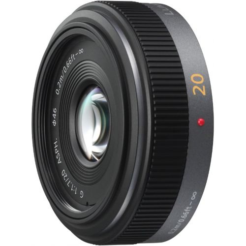 파나소닉 Panasonic Lumix G H-H020 20mm f1.7 Aspherical Pancake Lens for Micro Four Thirds Interchangeable Digital SLR Cameras