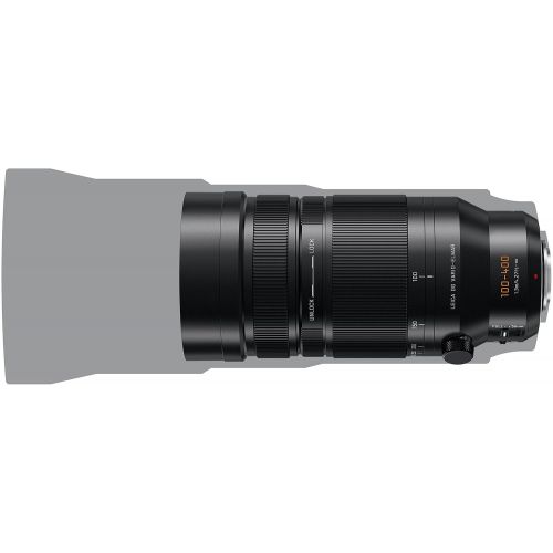 파나소닉 Panasonic PANASONIC LUMIX G LEICA DG VARIO-ELMAR PROFESSIONAL LENS, 100-400MM, F4.0-6.3 ASPH, MIRRORLESS MICRO FOUR THIRDS, POWER OPTICAL I.S, H-RS100400 (Certified Refurbished)