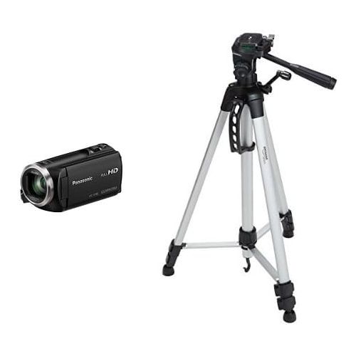 파나소닉 Panasonic HC-V180K Full HD Camcorder with 50x Stabilized Optical Zoom with PNY Elite 64GB Flash Memory High Speed SDXC Class 10 UHS-I (P-SDX64U395-GE)