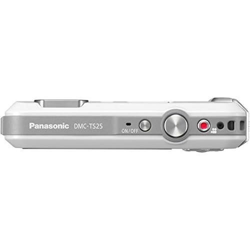 파나소닉 Panasonic Lumix DMC-TS25 16.1 MP Tough Digital Camera with 8x Intelligent Zoom (White) (Discontinued by Manufacturer)