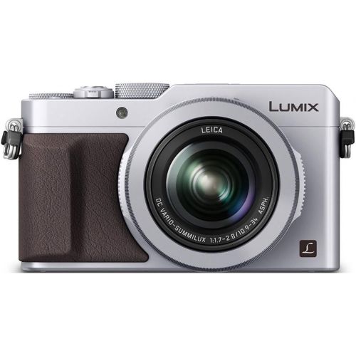 파나소닉 Beach Camera Panasonic LUMIX LX100 DMC-LX100S DMCLX100S Integrated Leica DC Lens Silver Camera 32GB Filter Kit Bundle