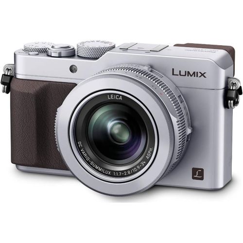 파나소닉 Beach Camera Panasonic LUMIX LX100 DMC-LX100S DMCLX100S Integrated Leica DC Lens Silver Camera 32GB Filter Kit Bundle