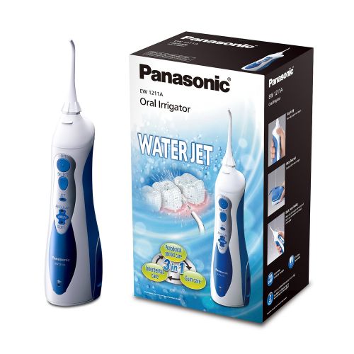 파나소닉 Panasonic EW1211A Dental Water Flosser  Oral Irrigator, 3 SpeedPressure Settings, Rechargeable,...