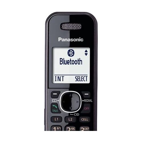 파나소닉 Panasonic KX-TG9542B Dect 6.0 2-Line Cordless Phone w Link-to-Cell & 2-Handsets + 2-Pack 2 Line Handset For KX-TG954X