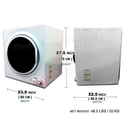  Panda 3.75 cu ft Compact Dryer, White