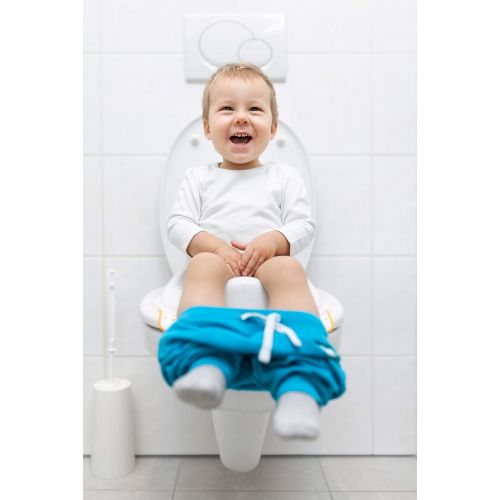  [아마존베스트]PandaEar Portable-Travel Toilet Training Potty Seat: Safe Urine Guard Durable Anti-Slip Rubber Rim | Hanging Ring & Bonus Hook | Baby Boys Girls Toddlers Kids Infants | Fits Round