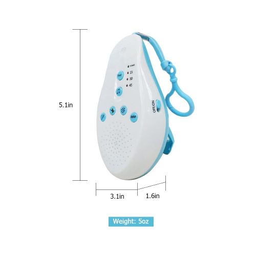  Pandady Hang Suspension Audio Baby Monitor Baby Sleep White Noise Machine Pacifiers Sound Disk Voice Sensor 8 Sound Relaxing Self-Timer Baby Monitor Bracket