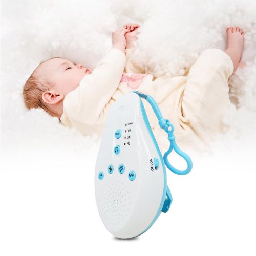  Pandady Hang Suspension Audio Baby Monitor Baby Sleep White Noise Machine Pacifiers Sound Disk Voice Sensor 8 Sound Relaxing Self-Timer Baby Monitor Bracket