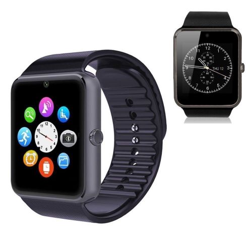  Pandaoo Universal GT08 Bluetooth Smart Watch with HD LCD Micro SIM Slot-Black