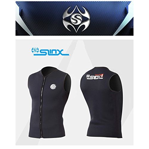  Pandawoods pandawoods Wetsuit top 3mm Thermal Sleeveless Neoprene Vest for Men Women Diving Surfing Swimming Sailing Slimming Sauna Workout