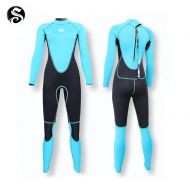 Pandawoods pandawoods 3mm Womens Wetsuit Neoprene Long Sleeve Full Diving Wetsuit