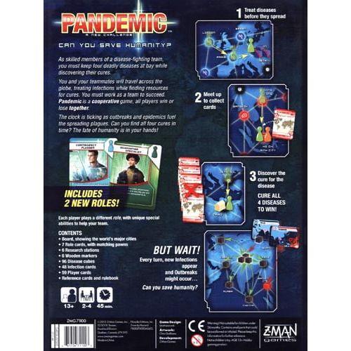  Pandemic Cooperative Board Game