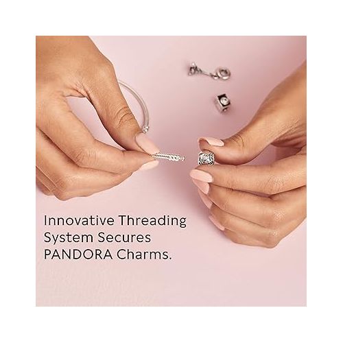  Pandora Jewelry Iconic Moments Snake Chain Charm Bracelet
