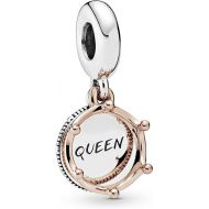 Pandora Queen & Regal Crown Dangle Charm Bracelet Charm Moments Bracelets - Stunning Women's Jewelry - Gift for Women in Your Life - Made Rose & Sterling Silver