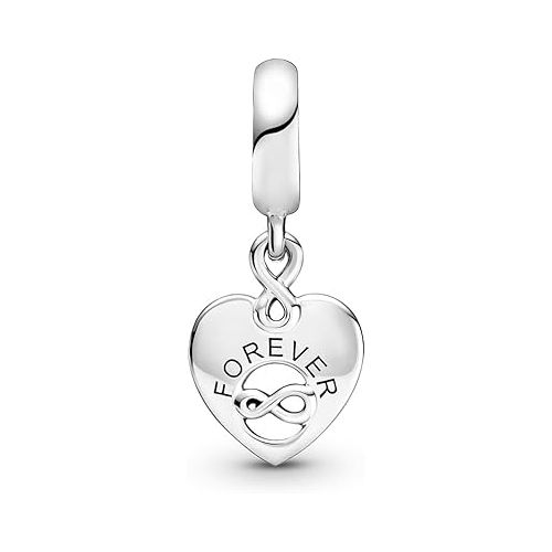  PANDORA Friends Forever Heart Dangle Charm