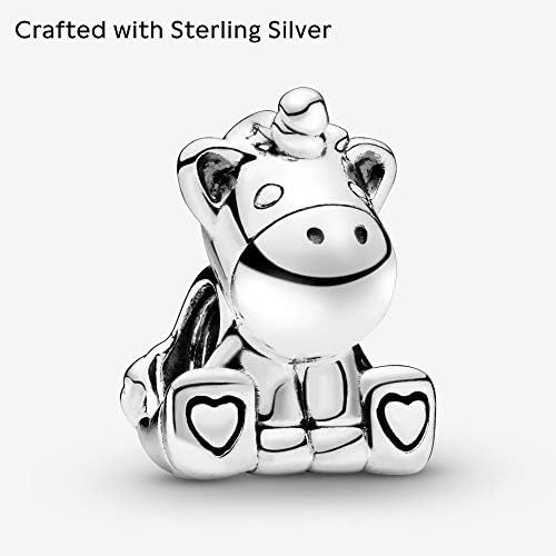  Pandora Damen Friends Bruno the Unicorn Charm Sterling Silber 797609