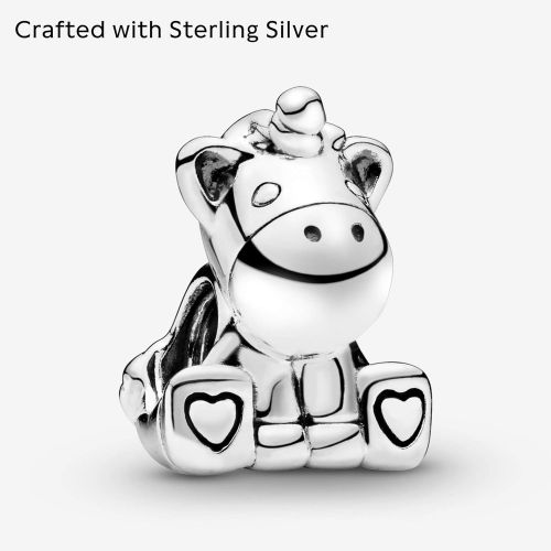  Pandora Damen Friends Bruno the Unicorn Charm Sterling Silber 797609