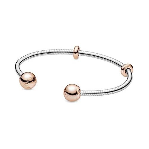  Pandora Rose Moments 588291 Womens Bracelet Snake Chain Style, Vermeil