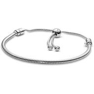 Pandora Moments Silver Sliding 597125CZ-2 Womens Bracelet