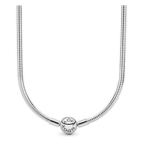  Pandora 590742HV-45 Womens Snake Link Necklace Sterling Silver