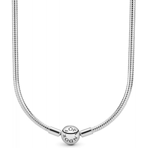  Pandora 590742HV-45 Womens Snake Link Necklace Sterling Silver