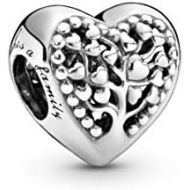 Pandora 797058 Womens Bead Charms 925 Sterling Silver Flourishing Hearts