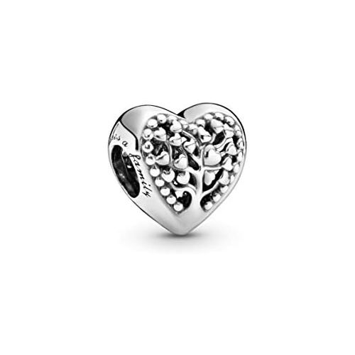  Pandora 797058 Womens Bead Charms 925 Sterling Silver Flourishing Hearts