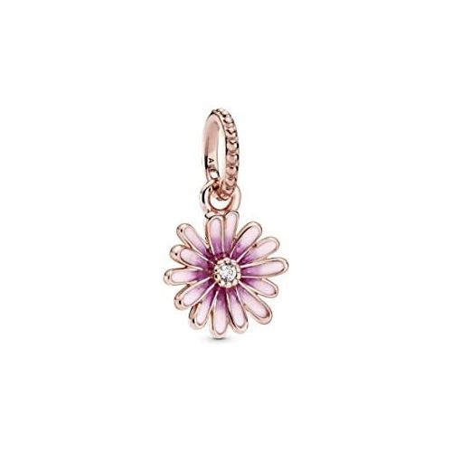  Pandora Pink Daisy Charm