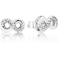 Pandora Infinity 290695CZ Stud Pierced Earrings