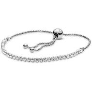 Pandora Womens Sparkling Slide Tennis Bracelet Sterling Silver Cubic Zirconia 590524CZ-1