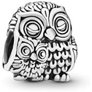 Pandora Moments Mother Owl and Baby Owl Charm Sterling Silver 791966