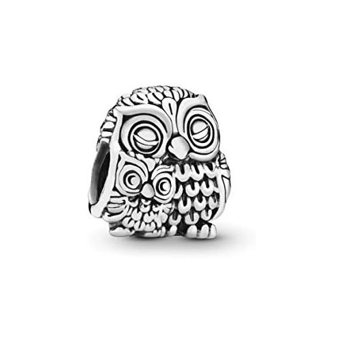  Pandora Moments Mother Owl and Baby Owl Charm Sterling Silver 791966