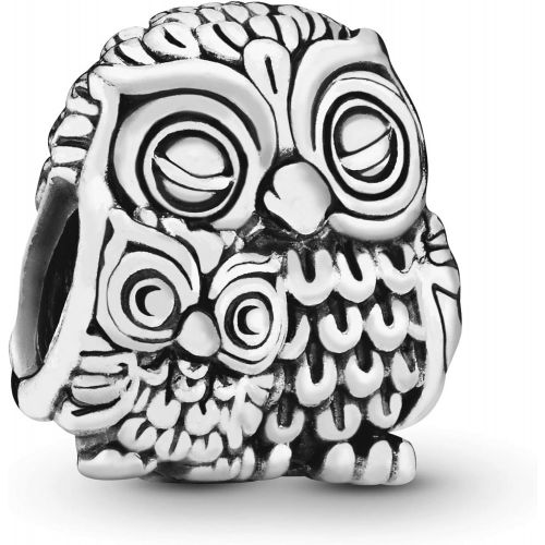  Pandora Moments Mother Owl and Baby Owl Charm Sterling Silver 791966