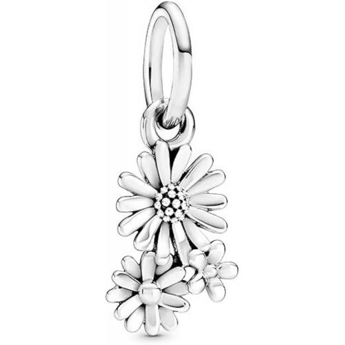  Pandora 798819C00 Daisy Bouquet Charm Silver 1.4cm