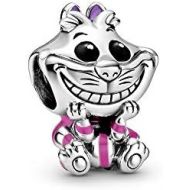 Pandora Disney Alice in Wonderland Cheshire Cat Charm, 798850C01, Multi-Colour, 1.48 cm